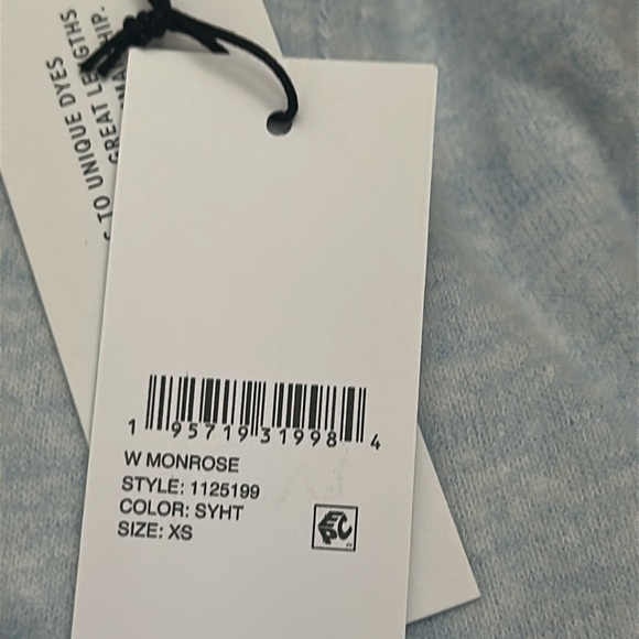 UGG NEW Monrose Robe Sky Heather Light Blue Womens XS Bathrobe - Picture 5 of 6